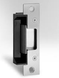 The Electric Door Strike is equipped with a 24 VDC solenoid that provides silent operation. The Electric Door Strike is designed as a fail-secure device.