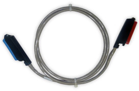 The 25 pair, 24 gauge, Prestolite Cable is used to connect the TELSEC system to the wiring block on the Control Interface Module (CIM). The cable is designed with two (2) Amphenol® connectors, one at each end for direct termination to the wiring block and/or the CIM and the TELSEC system.