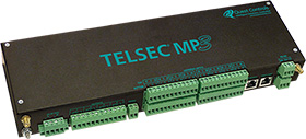 The TELSEC MP3 is designed to address the monitoring and alarming requirements of critical infrastructure equipment. The cellular modem provides remote access to sites that do not have network connectivity.